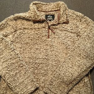 Sherpa Pullover Sweater Alpine Large